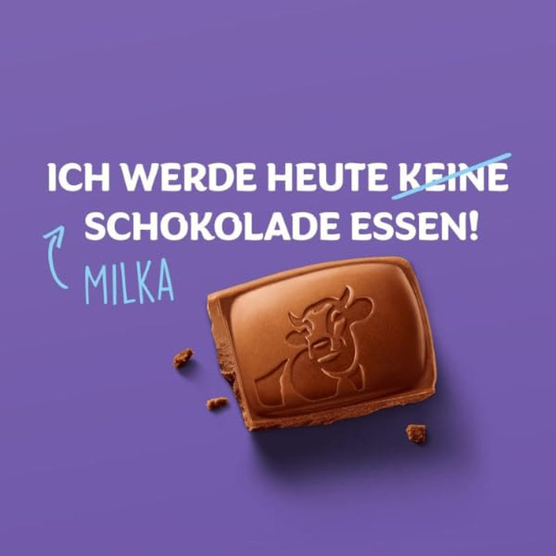 Noisettes entières au chocolat Milka Extra - Chocolat au lait alpin aux noisettes entières croquantes - 12 x 190g