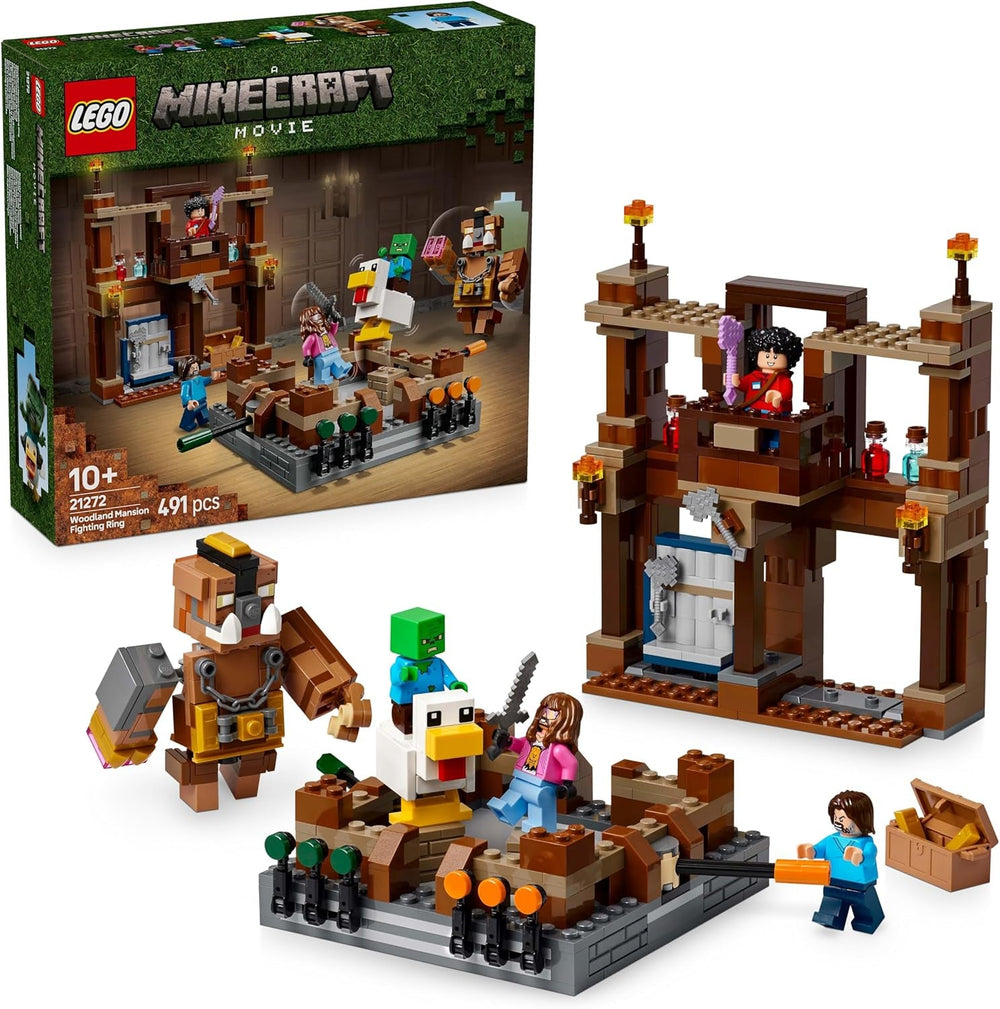 Manoir forestier LEGO Minecraft avec ring de boxe - set de jeu avec zombies et Oberborst - jouet de construction interactif avec équipement et pistes - cadeau pour garçons et filles à partir de 10 ans - 21272 Jeux de construction Besuche den LEGO-Store Titre par défaut