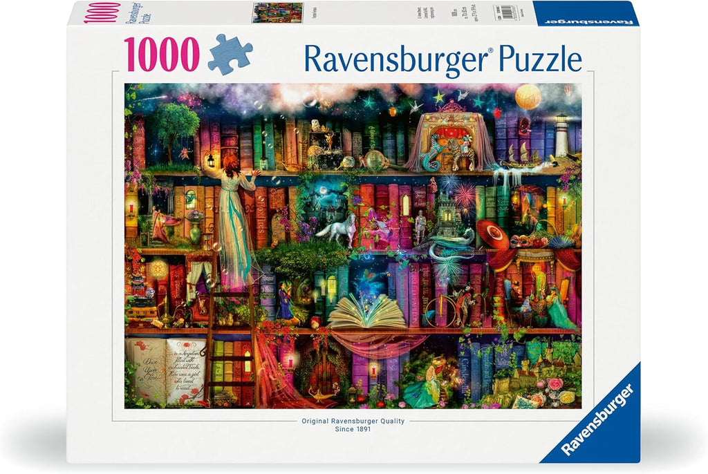 Ravensburger Puzzle 12000665 - Magical Fairytale Lesson - puzzle jigsaw de 1000 de piese pentru adulți și copii de peste 14 ani, puzzle fantezie detaliat Puzzle Naty Shop