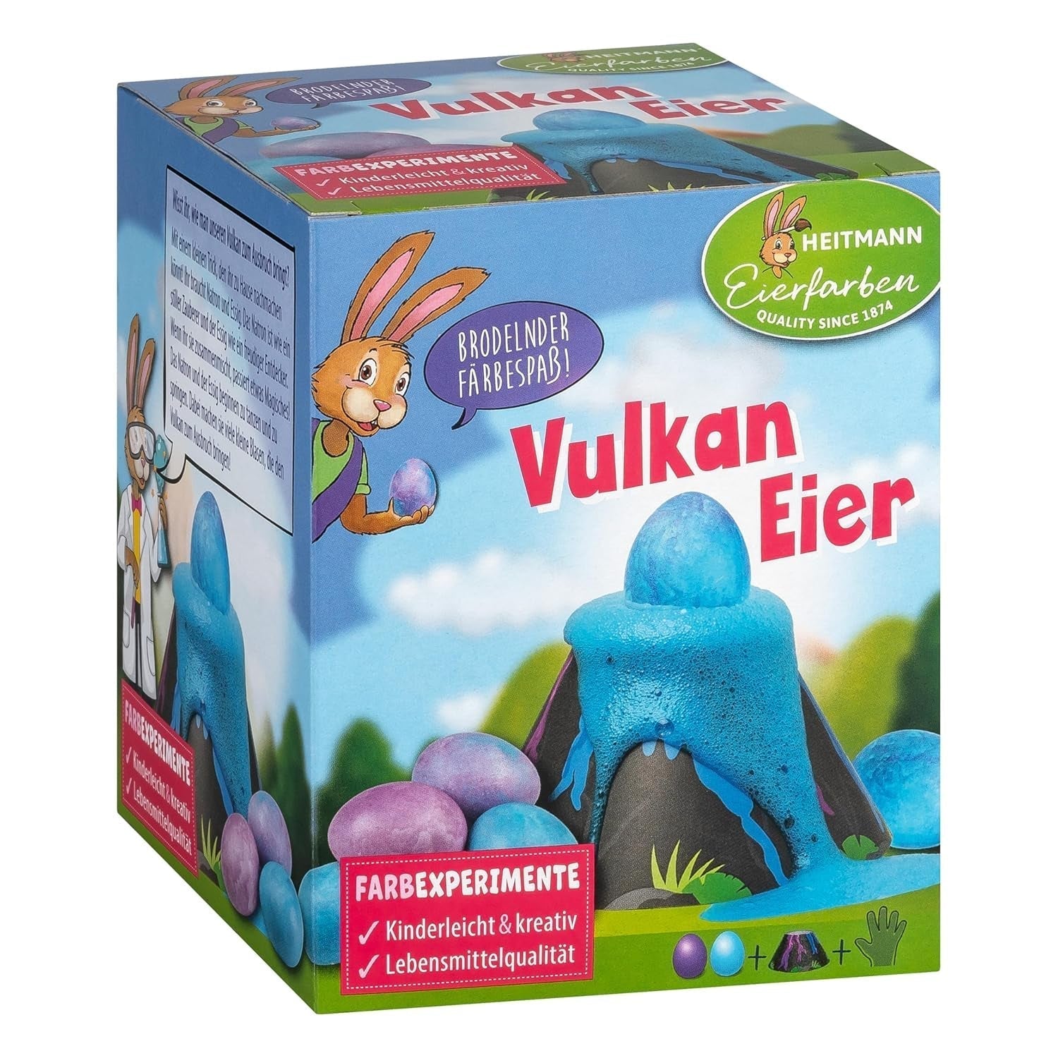 Culori de ou Heitmann - Experimente cu ouă - Spumă de vopsire magică