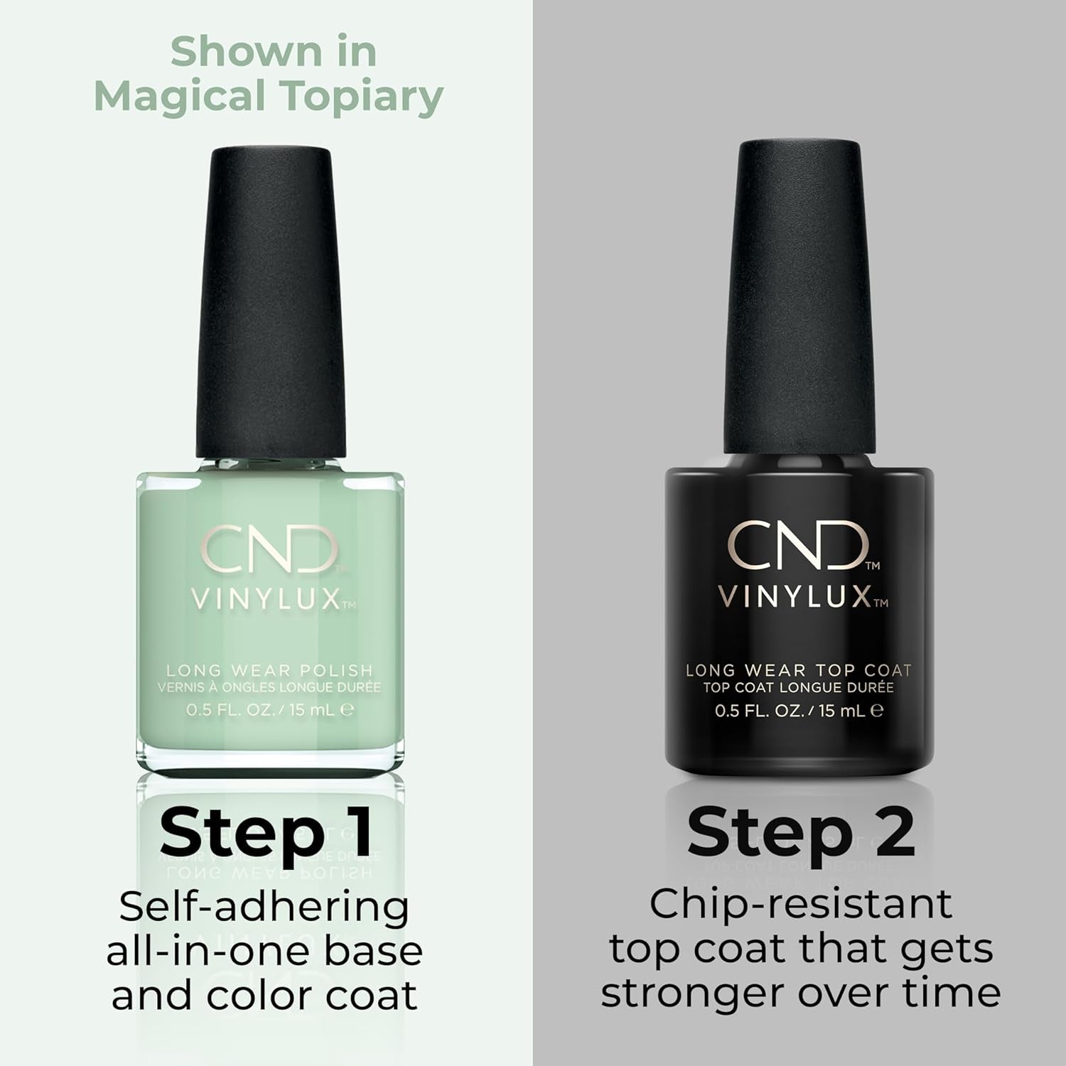 CND Vinylux - Vernis à Ongles Longue Durée - Vernis à Ongles Classique - Sauge Dorée #433 15 ml