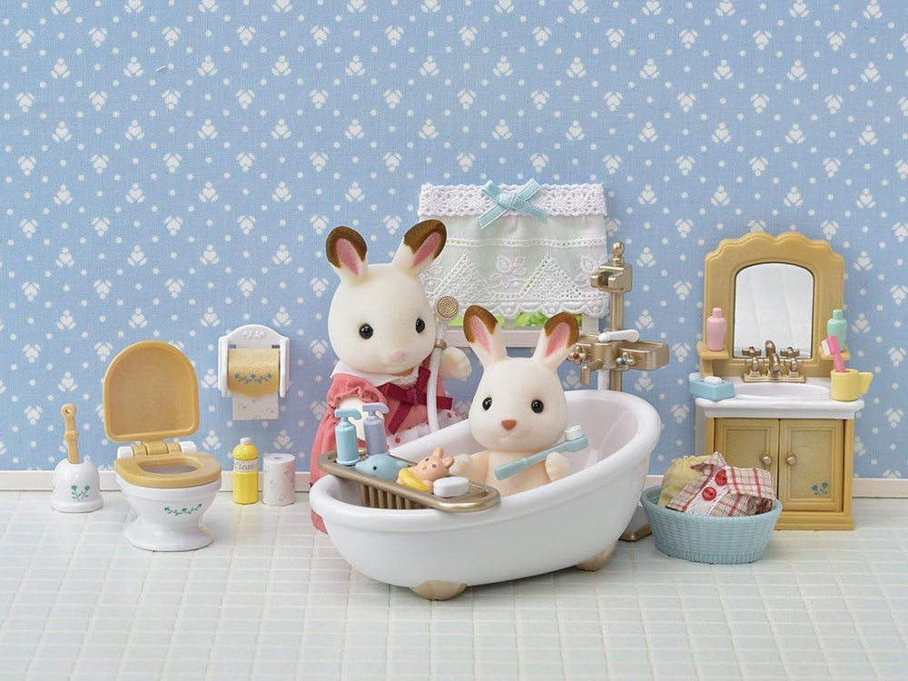 Sylvanian Families 5286 Badezimmer im Landhausstil - Puppenhaus Einrichtung Möbel