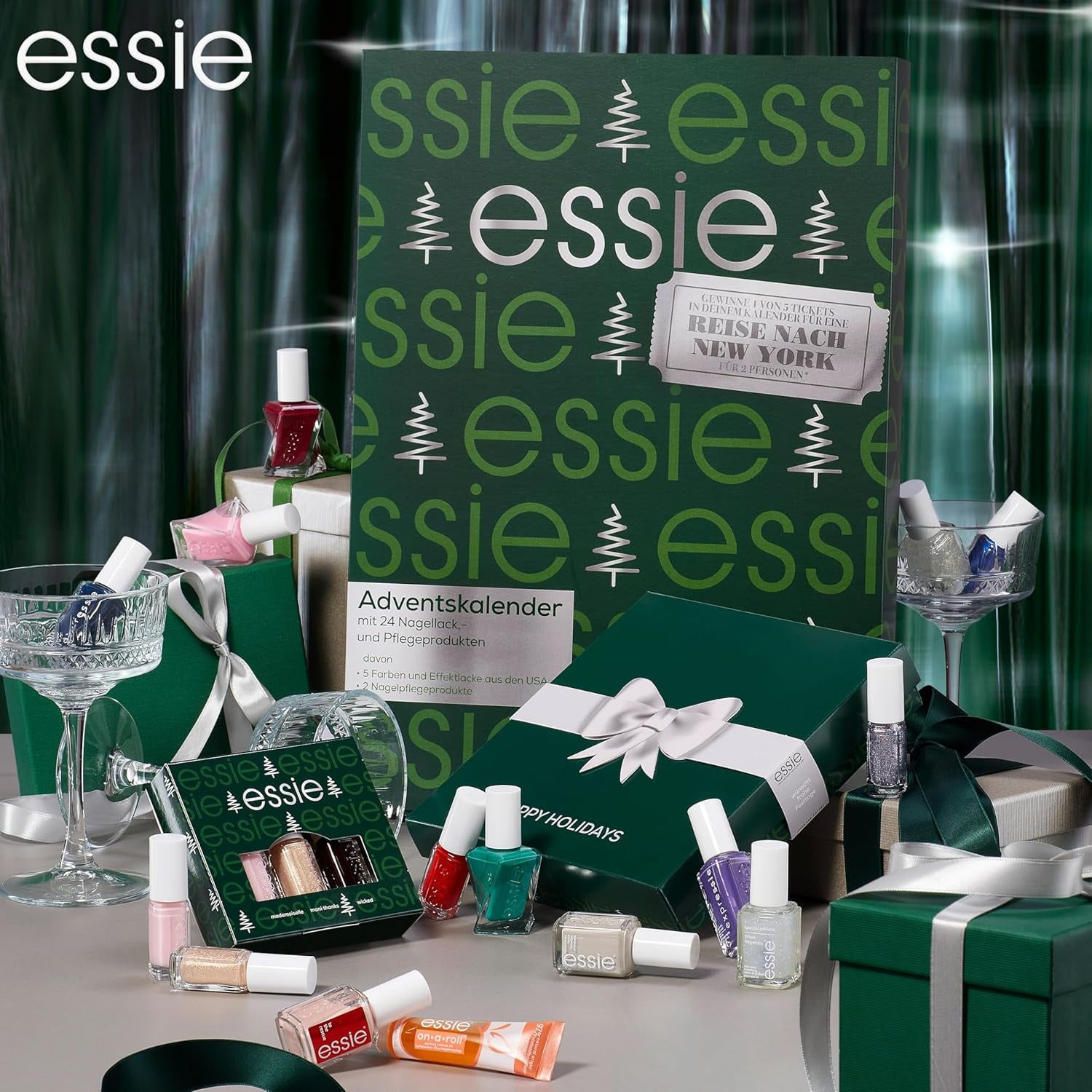 Essie Christmas Nail Art Set 2025 pour des looks festifs
