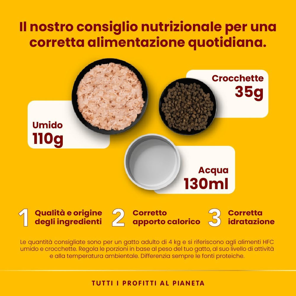 almo nature HFC Natural - Nourriture humide pour chats - au poulet - Qualité humaine, Sans gluten, Monoprotéine - 55g, paquet de 6