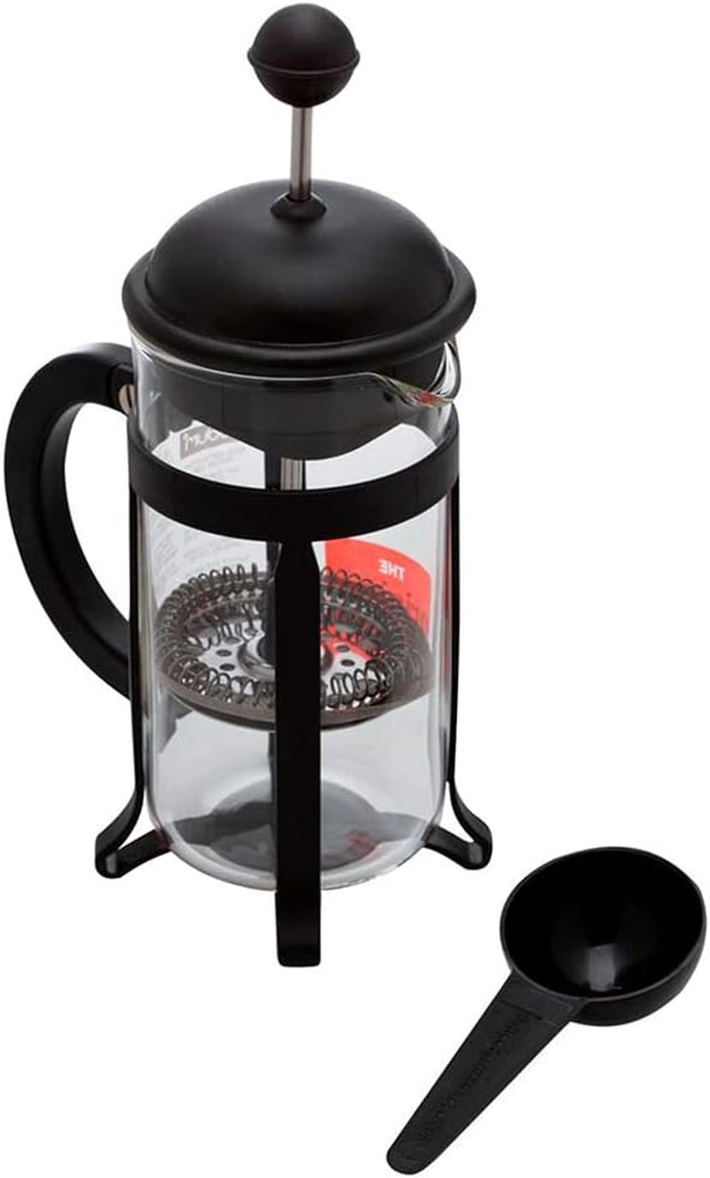 Bodum 1908-01 Cafetière Java, 8 tasses, 1 L, multicouche, noir, 10,6 x 16,3 x 24,5 cm, 6 pièces