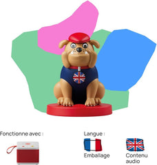 Personnage sonore - It's gone, Happy English - musique, chansons et sons - jouet, contenu éducatif, version française, enfants pour tous âges Jucarii Bebe Naty Shop