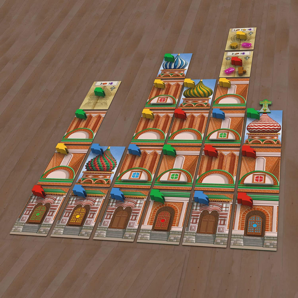 KOSMOS 682156 Cathédrale Rouge, Bâtisseurs du Tsar, Jeu de stratégie avec mécanisme de dés spécial, Jeu de société pour 1 à 4 joueurs à partir de 12 ans, Jeu pour connaisseurs