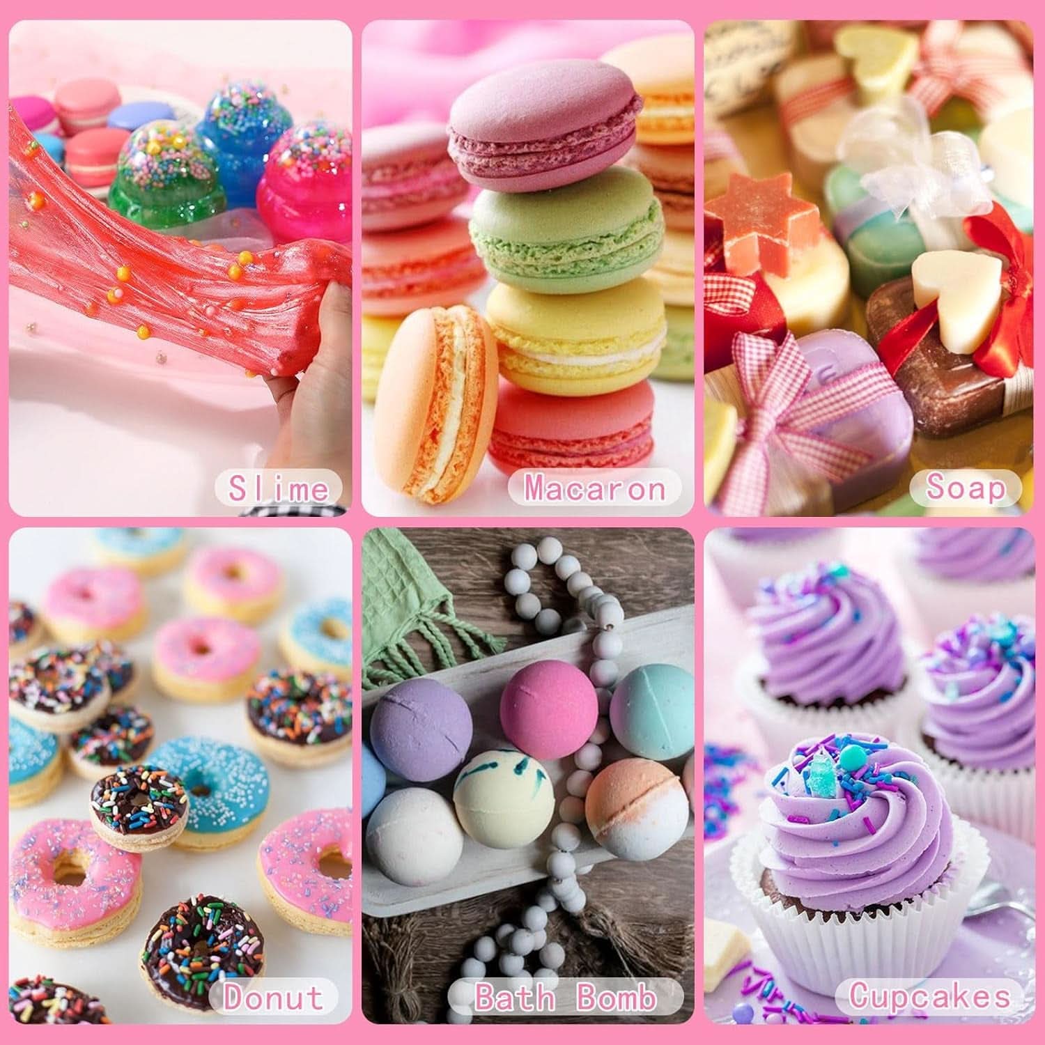 Lot de 12 colorants alimentaires liquides 10 ml Naty Shop