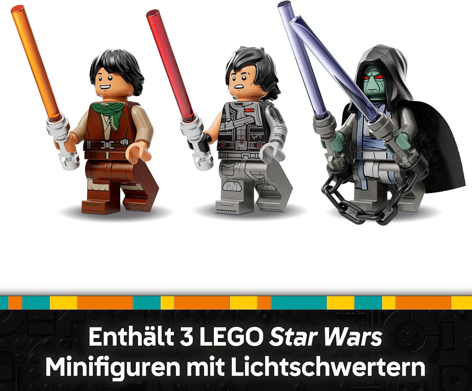 LEGO Star Wars The Force Burner Snowspeeder – Spielzeug zum Bauen und Sammeln mit 3 Minifiguren mit Lichtschwertern & Speederbike - Geschenk für Jungen ab 7 Jahren & Rebuild the Galaxy Fans - 75414