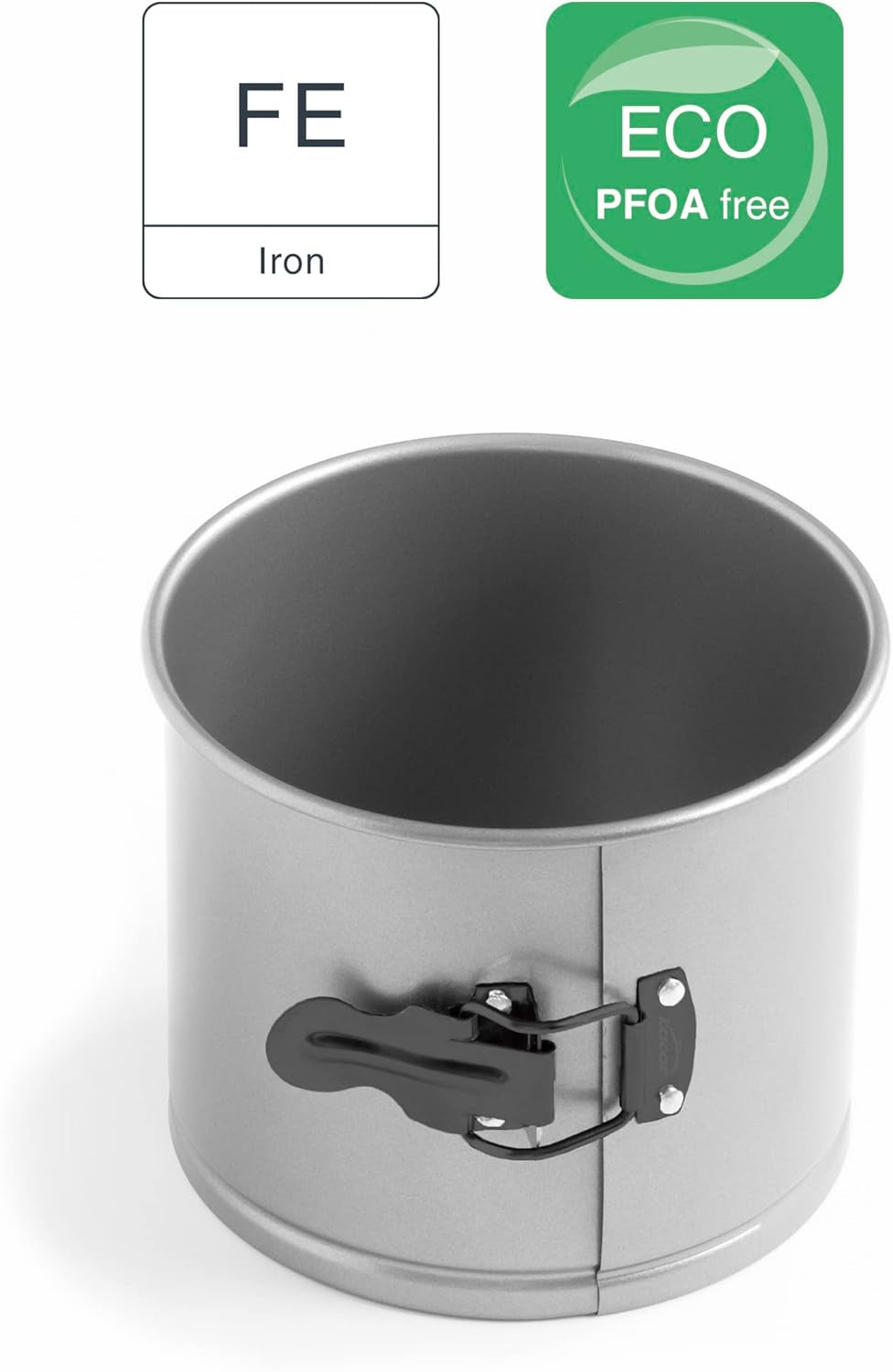 Moule à panettone amovible, en acier au carbone, antiadhésif, diamètre 16 cm, volume 2 litres Moules et plaques à pâtisserie Naty Shop