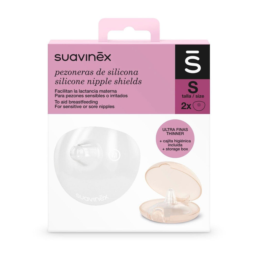 Suavinex Brustpolster Aus Silikon, Größe S, 2 Stück Accessoires Alimentation et Allaitement Bebe Naty Shop