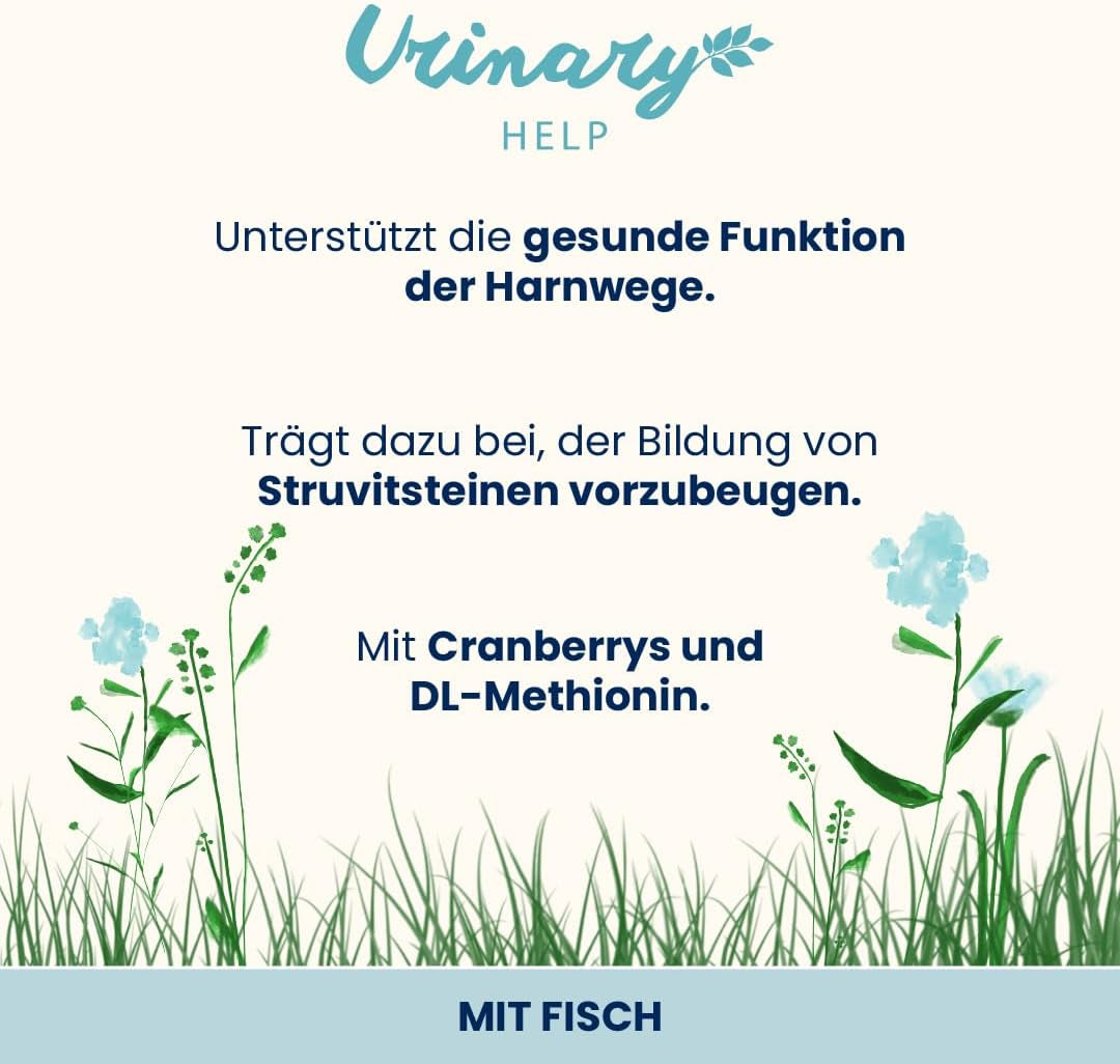Almo Nature Functional Urinary Help - Nassfutter für ausgewachsene Katzen mit Fisch - Unterstützung für die Gesundheit der Harnwege - 30 Sachets à 70g