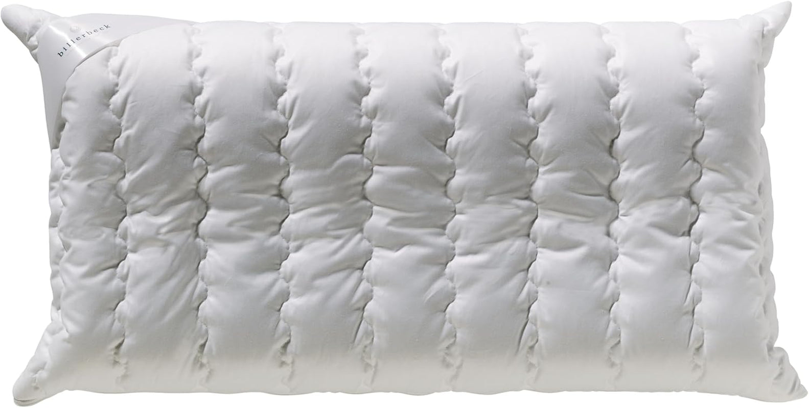 Billerbeck Pillow S20 Latex - Oreiller cervical en 40 X 80 Cm - Oreiller de soutien cervical avec âme en latex souple, blanc Oreillers standard Naty Shop Latex