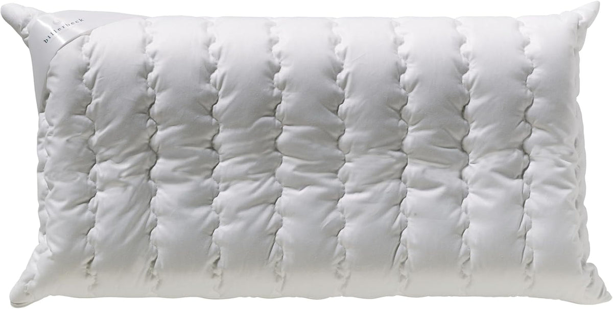 Billerbeck Pillow S20 Latex - Oreiller cervical en 40 X 80 Cm - Oreiller de soutien cervical avec âme en latex souple, blanc Oreillers standard Naty Shop Latex