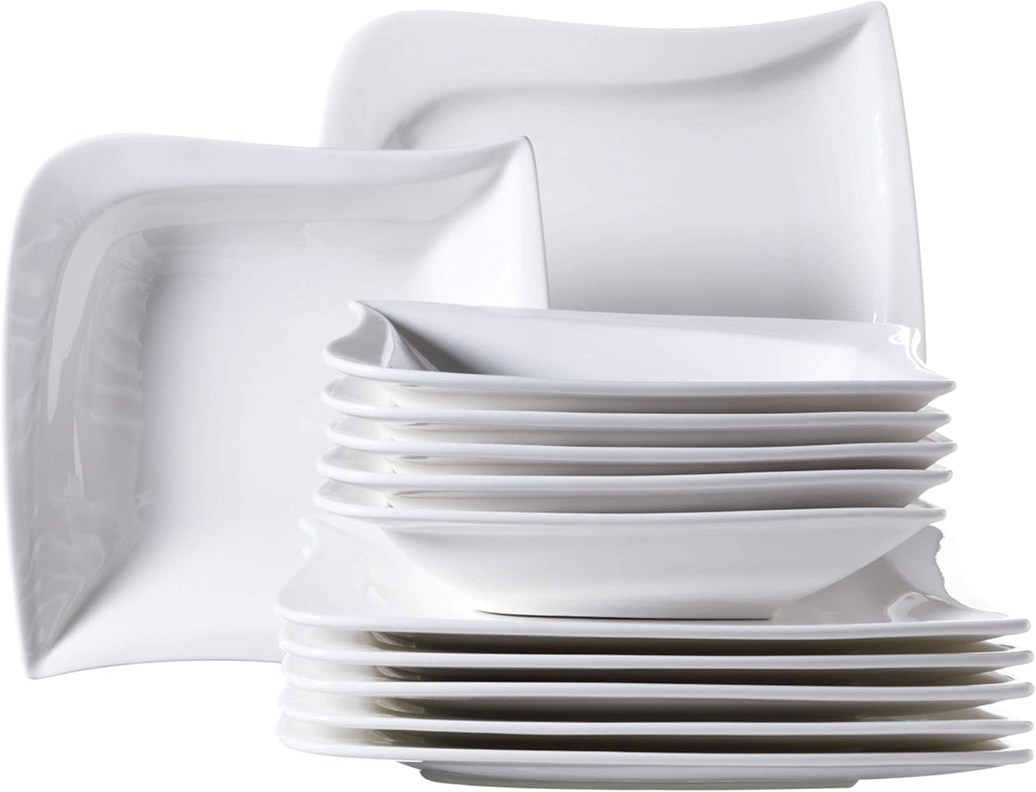 Mäser Seria La Musica, Serviciu combinat, Porțelan Seturi vesela masa Naty Shop Serviciu de cină 12 buc