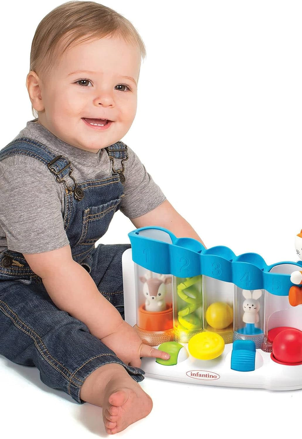 Infantino 216428 Boule Sensorielle Drop Piano Senso, Jouets Bébé Multicolore Naty Shop