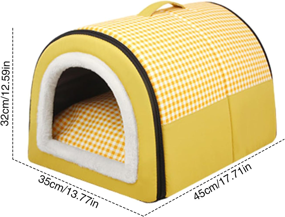 Katzenhöhle | Katzenhaus pour Draußen Winterfest | Katzenhöhle Outdoor pour Katzen | Katzenbett Höhle Katzenhaus Mit Abnehmbarem Waschbarem Matte | Wasserdichtes Wetterfestes Katzenbett Innen Draußen