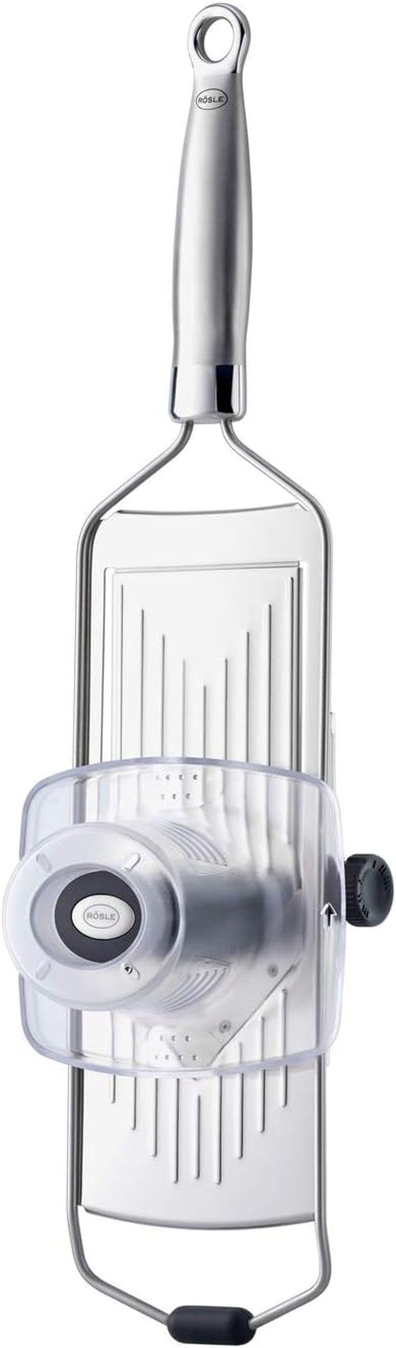 Trancheuse gourmande RÖSLE Trancheuse de haute qualité pour truffes, champignons fins, parmesan, radis, tranches fines, acier inoxydable 18/10 Éplucheur RÖSLE Trancheuse à lame en V