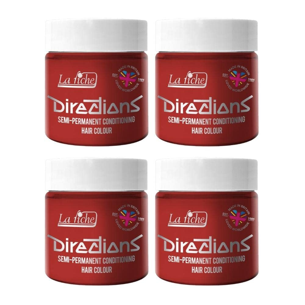 Conseils de coloration semi-permanente tube 100 ml - Deep Purple Naty Shop Teinture cheveux rouge Poppy 100 Ml (pack de 4)