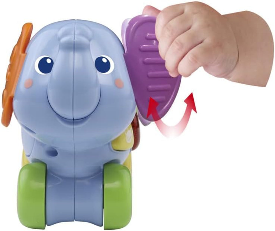 Vtech Baby Little Pushing Elephant - Jouet interactif à pousser et à jouer - Avec chansons, mélodies, phrases et sons - Pour les enfants de 6 à 36 mois Jouets pour bébés Naty Shop