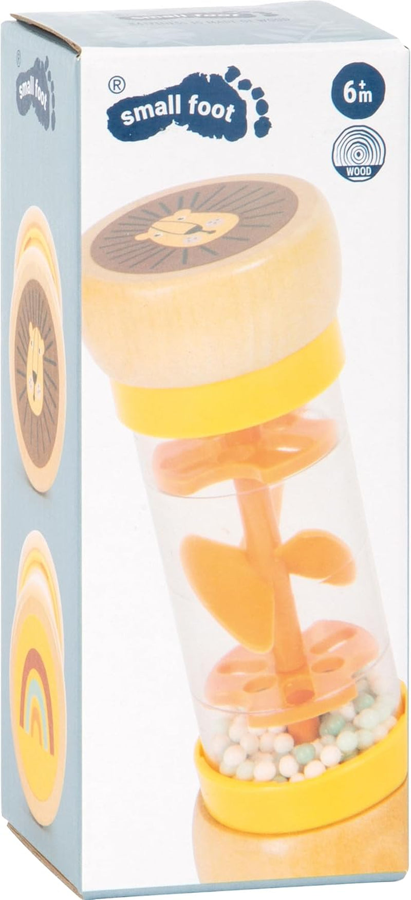 Hochet faiseur de pluie Small Foot "Safari", fascinant jouet sensoriel en bois, pour enfants à partir de 6 mois, 12458 Baby Toys Naty Shop