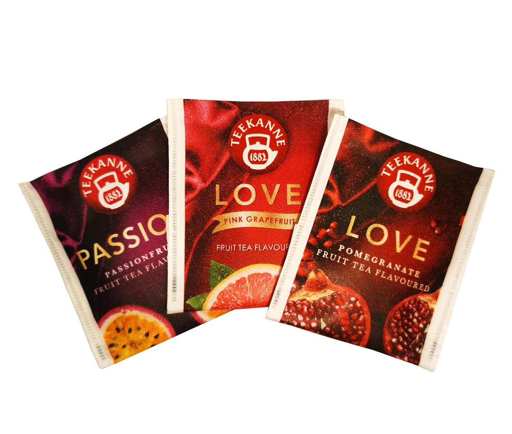 TEEKANNE Love Collection Coffret Mélange Exclusif de Thé aux Fruits - 3 X 10 Sachets - 65 G