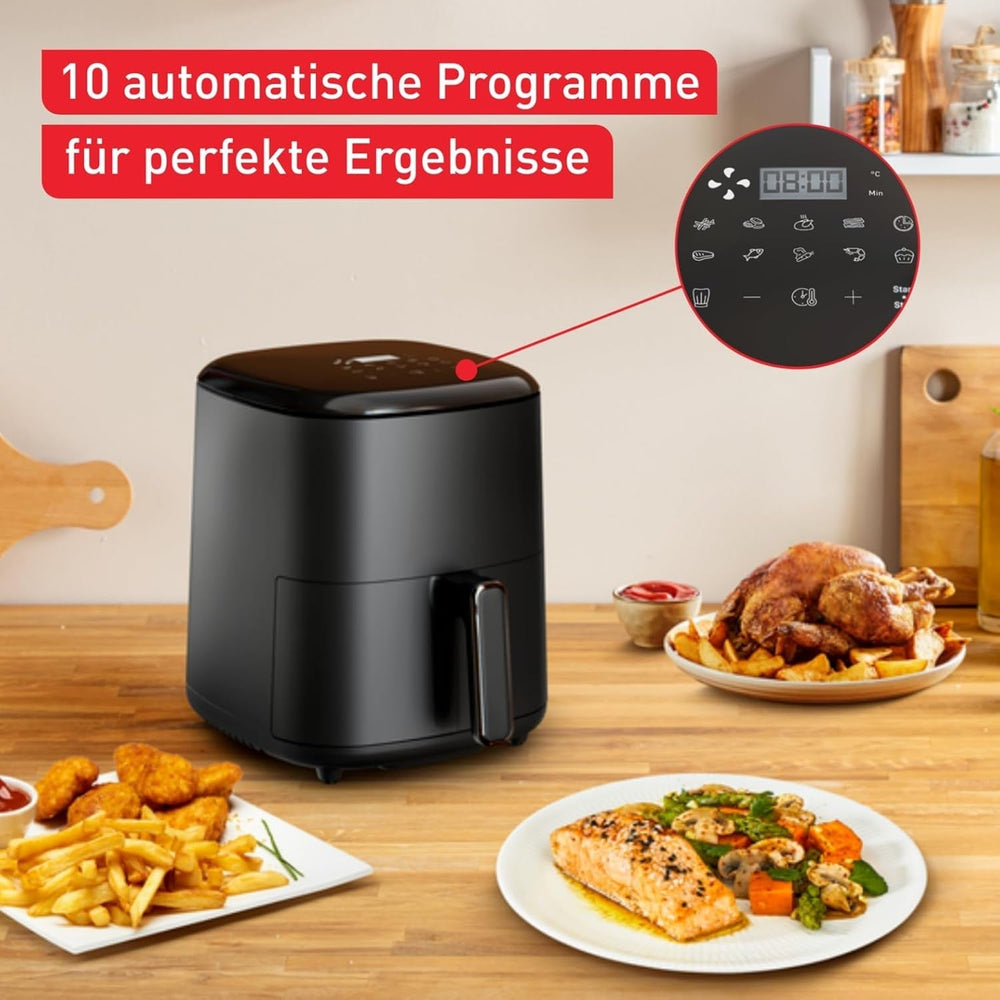 Tefal Easy Fry Max EY2458, 5 litres, friteuse à air chaud, 10 programmes de cuisson automatiques, électroménager à écran tactile numérique Naty Shop