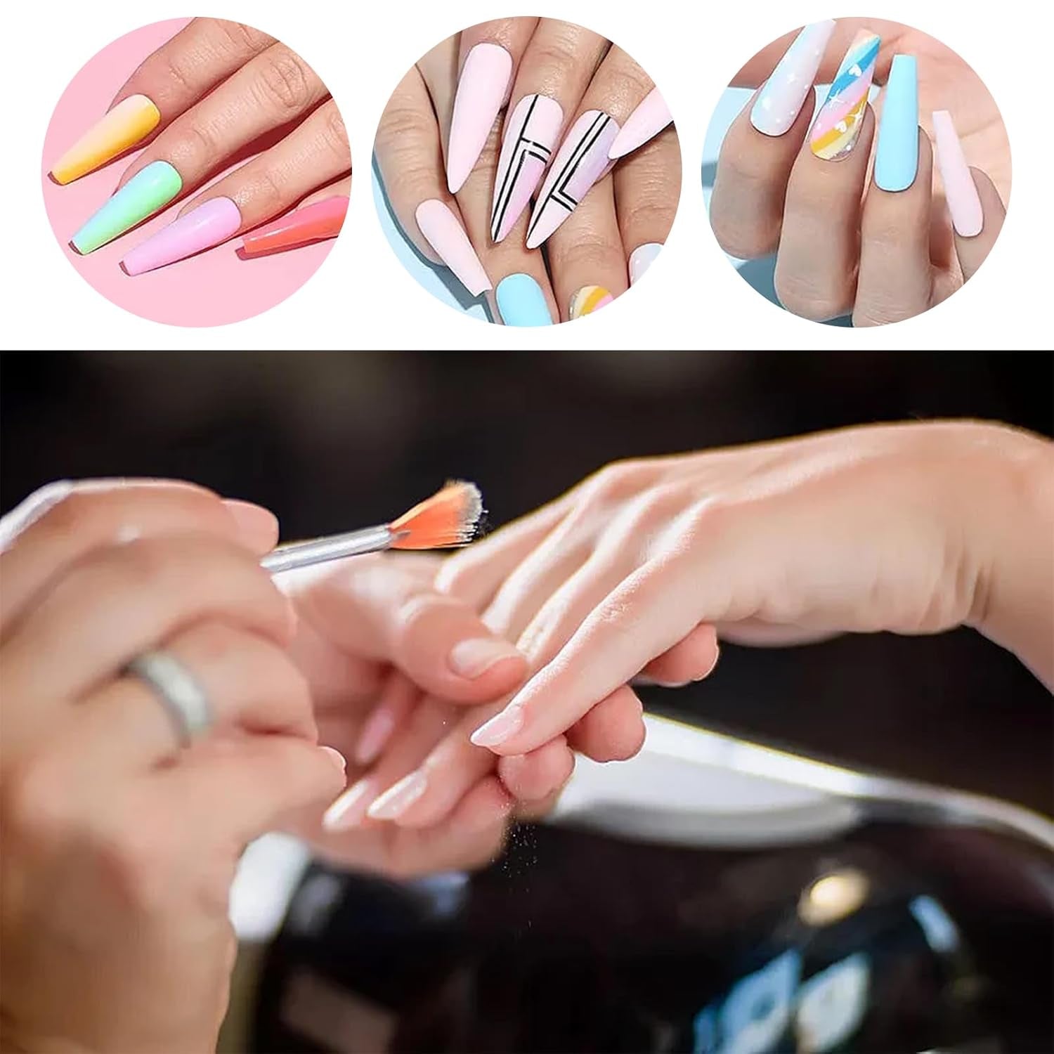 31 pièces ensemble de pinceaux à ongles professionnels, pinceaux à ongles à double extrémité, pinceaux à ongles pour gel, stylo acrylique pour nail art, outils de pointage pour nail art, brosse à ongles pour la conception de salons de coiffure DIY