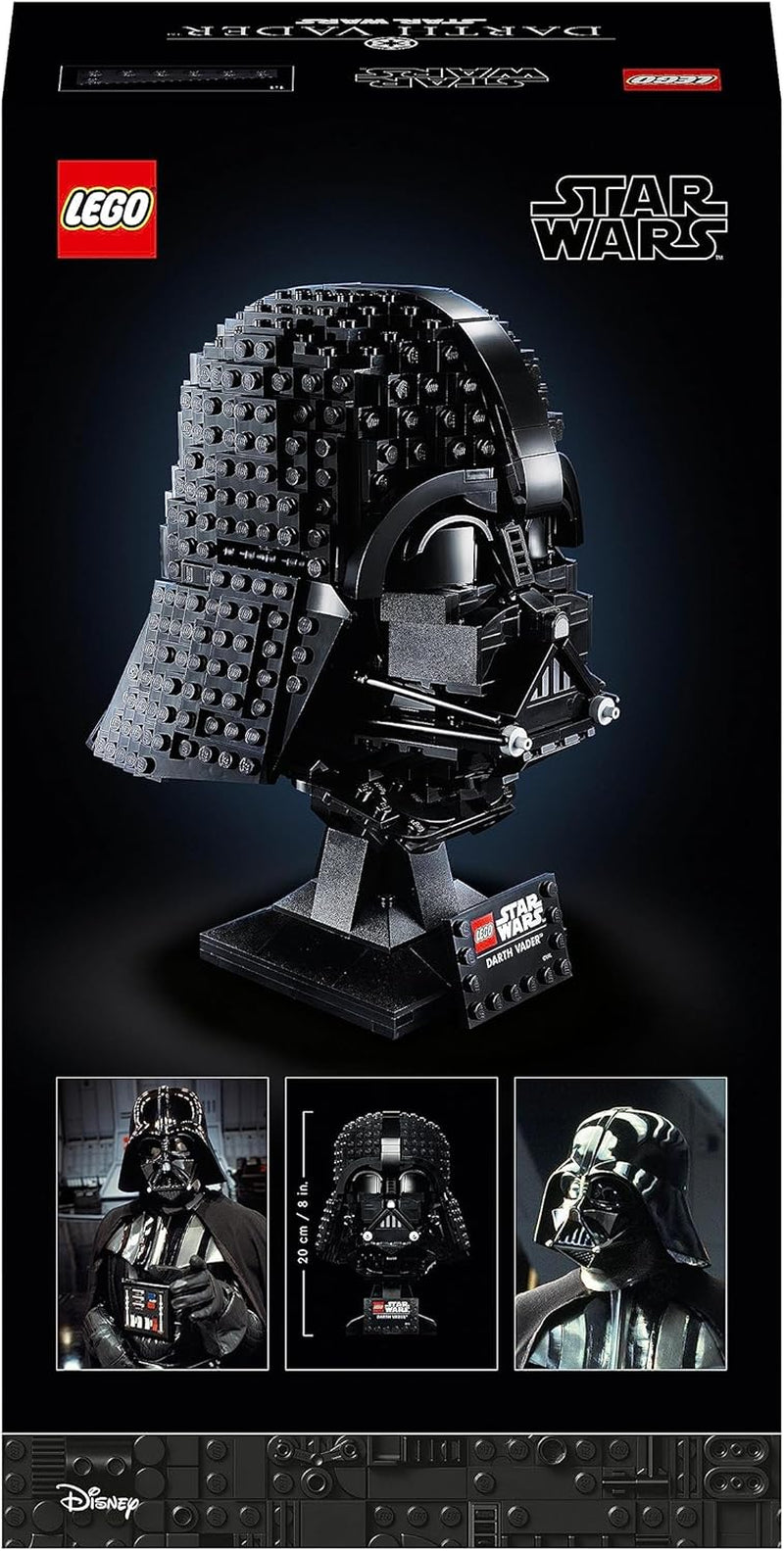 LEGO Star Wars Kit de construction de casque de Dark Vador pour adultes, idée cadeau pour homme, femme, lui ou elle, modèle de collection à construire et à exposer 75304 Jeux de construction Besuche den LEGO-Store