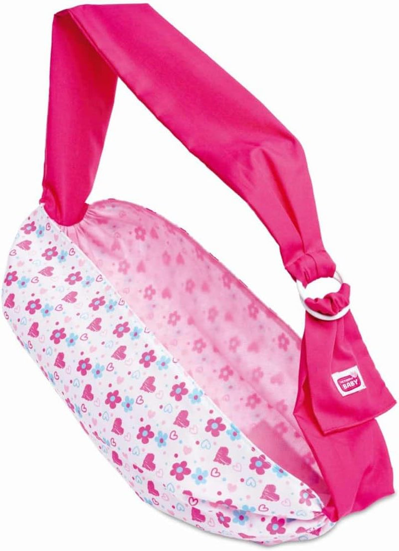 Simba 105560002 Écharpe réglable pour nouveau-né avec sac et biberon pour poupées de 38 à 43 cm, à partir de 3 ans