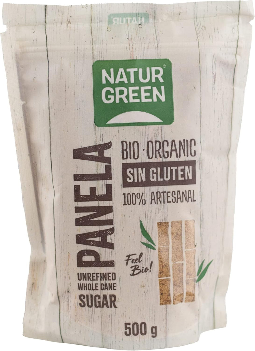 - Panneau Cristallisé Bio, Sucre Pur, Édulcorant Écologique, Jus Naturel de Canne à Sucre - 500G, Pack de 12 Édulcorants Naty Shop Default Title