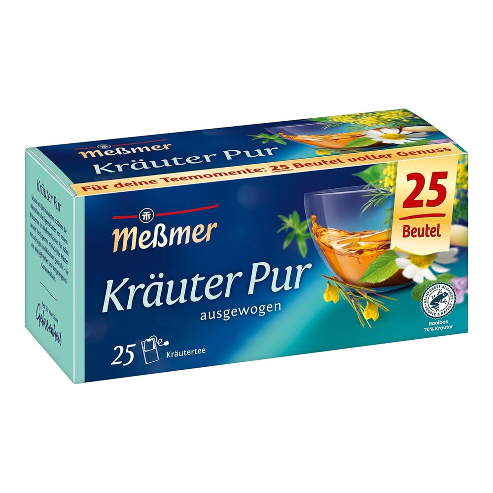 Mélange d'orties Meßmer | 25 | Sachets de thé | Végétalien | Sans gluten | Sans lactose