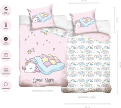 Linge de lit Licorne, Termana, pour ados Linge de lit - enfant Naty Shop