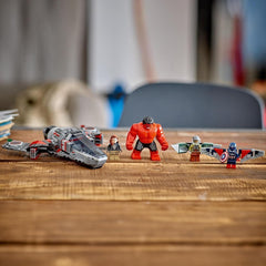 LEGO Marvel Affrontement entre Captain America et Red Hulk Cadeau pour enfants Jet Set à construire Jouet de super-héros pour garçons et filles de 8 ans Jouet de construction d'aventure 76292 Jeux de construction Besuche den LEGO-Store