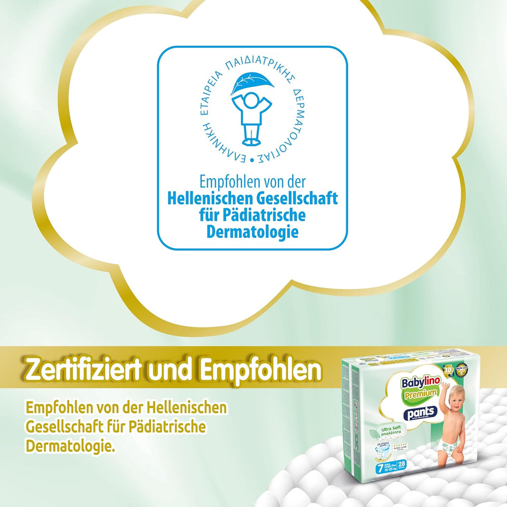 Pantalon Premium, taille 7, filtre ultra doux, XL Plus (15-25 kg), 28 pièces