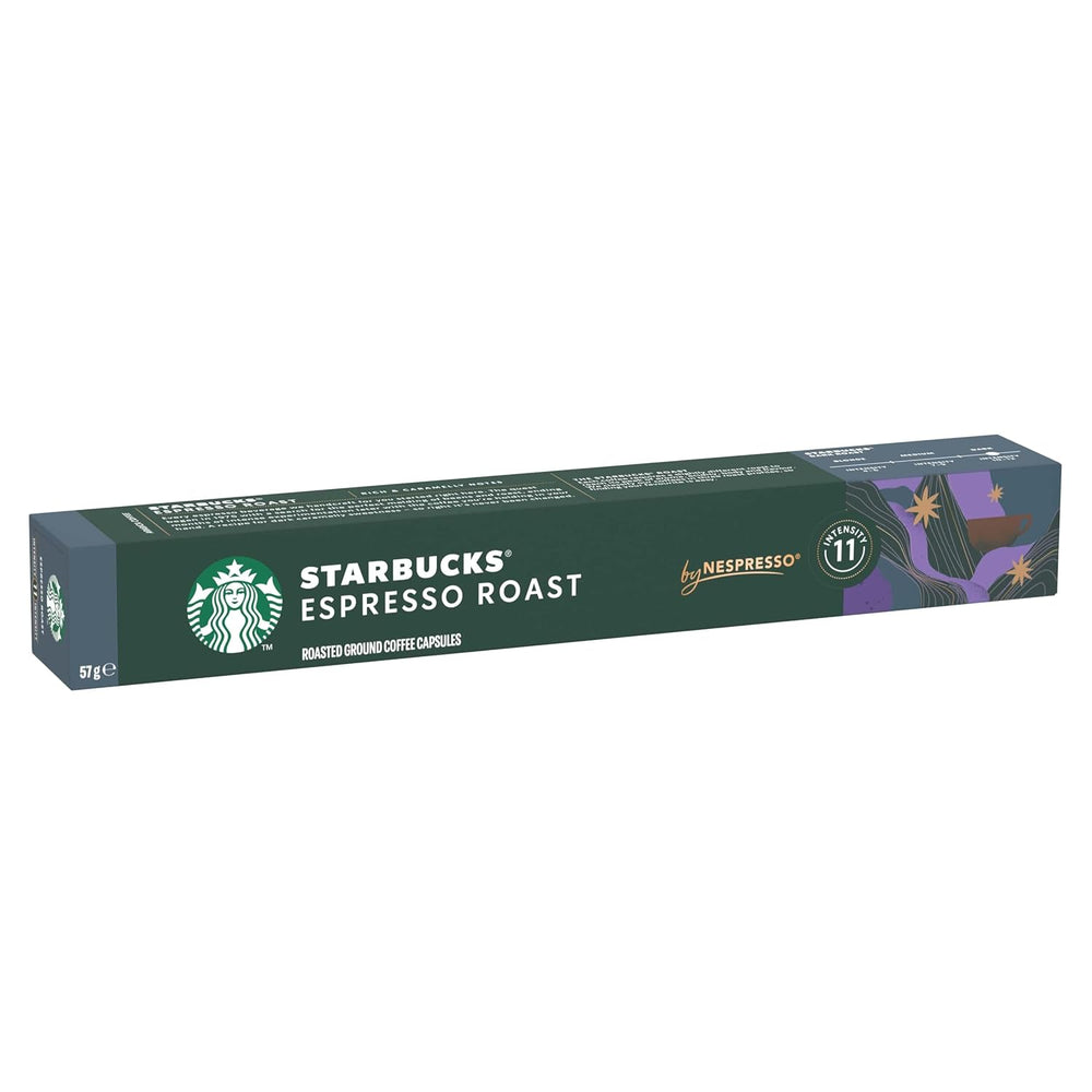 STARBUCKS Espresso Roast de Nespresso, Dunkle Röstung, Kaffeekapseln 10 x 10 (100 Kapseln)