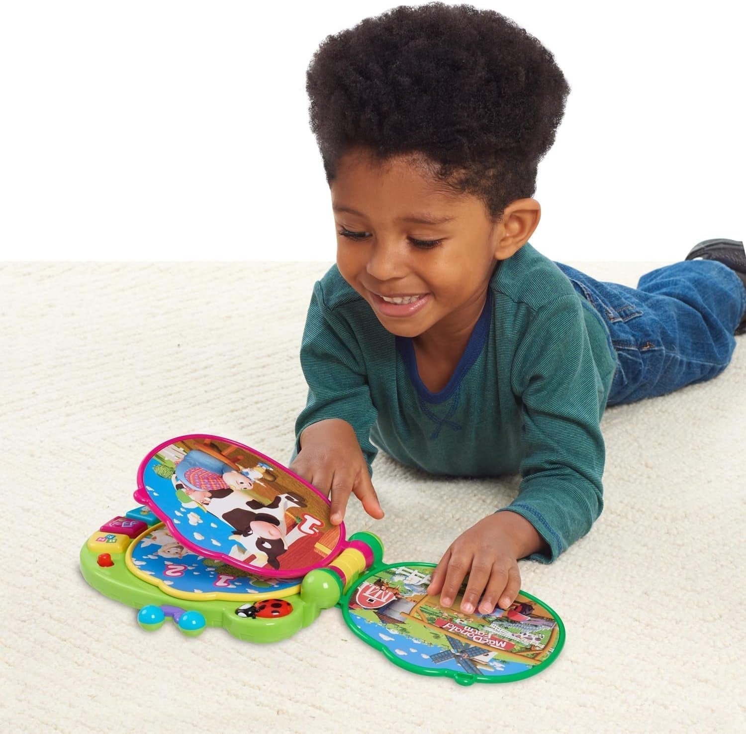 CoComelon , Livre d'apprentissage J.J, fonctions d'apprentissage et électronique, jouet pour enfant à partir de 18 mois, CCM10 (version française) Bebe Toys Naty Shop