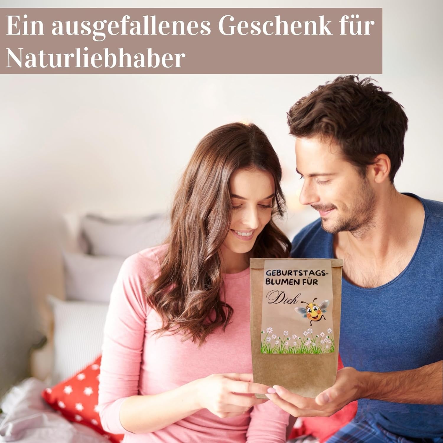 Cadeau d’anniversaire, kit de plantation de fleurs d’anniversaire, sac cadeau surprise, cadeau d’anniversaire pour femmes, graines de fleurs pour plantation individuelle