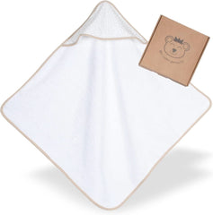 Serviette à capuche pour enfants | 75X75Cm | 100% coton | Oeko-TEX 100 | Fournisseur n°1 pour les cliniques | Unisexe Mère et Enfant Naty Shop