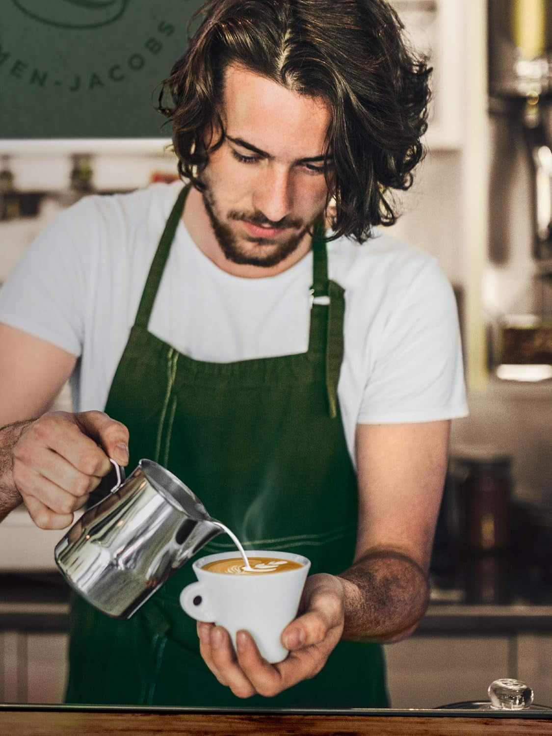 Jacobs Professional Le Grand Café Crème, grains de café entiers 1kg, Doux, Intensité 2/5 Coffee Naty Shop