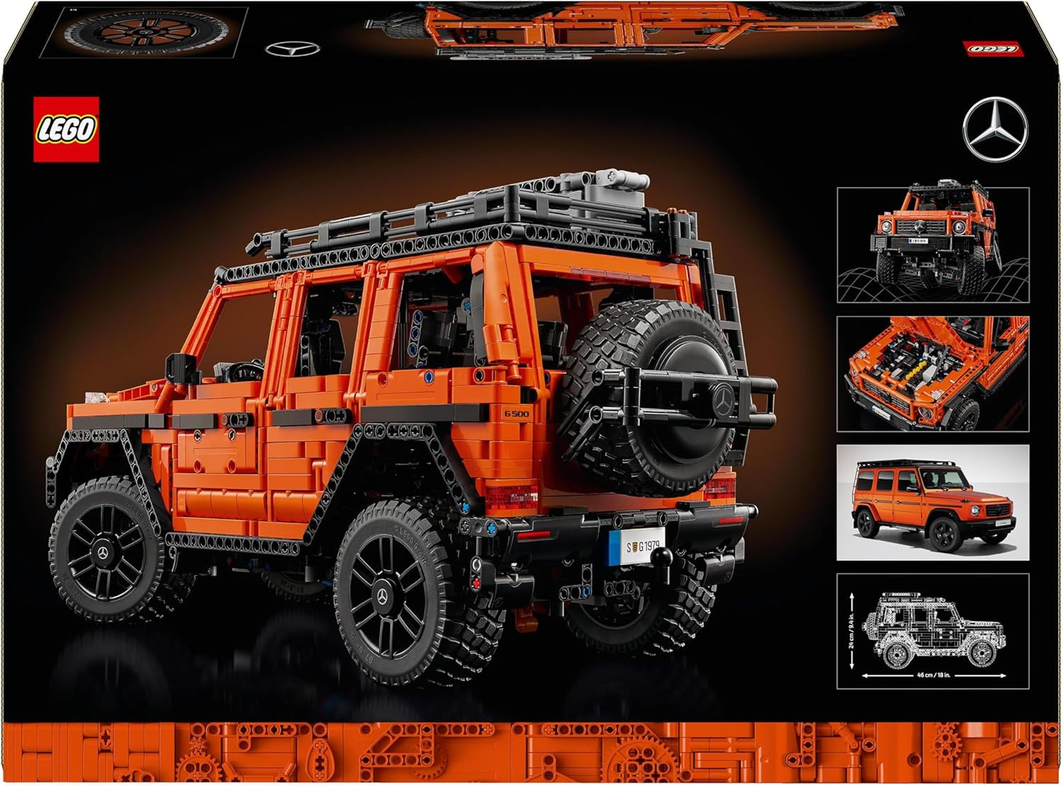 LEGO Technic Mercedes-Benz G 500 Professional Line, kit de construction de modèle de voiture de classe G, cadeau pour adulte, ensemble de véhicule tout-terrain de luxe, Mercedes à collectionner, voiture jouet 42177, ensembles de construction Besuche an LEGO-Store