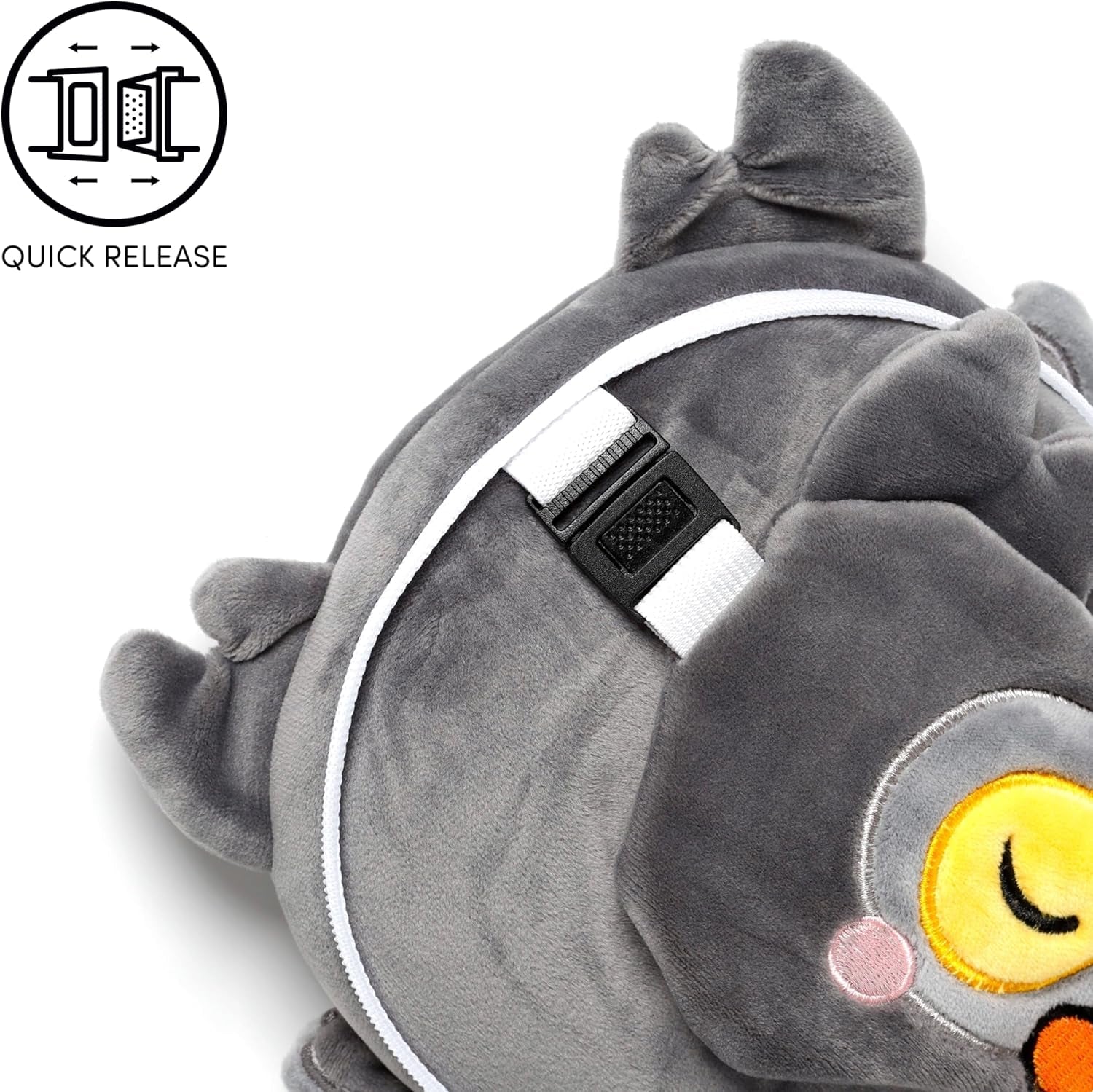 Oreiller de voyage Relaxeazzz Mask - Winston Owl - Animaux mignons Naty Shop Oreillers de voyage