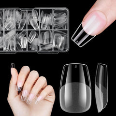 Faux ongles courts ballerine, 120 pièces, colle sur 12 tailles, ongles artificiels courts, Gel souple, couverture complète, pointes pour ongles courts en Gel S