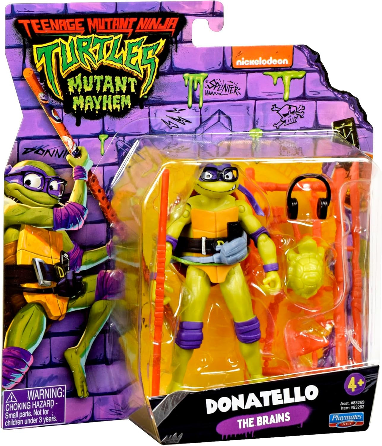 TEENAGE MUTANT NINJA Turtles - Figurine de base Donatello Figurines Naty Shop