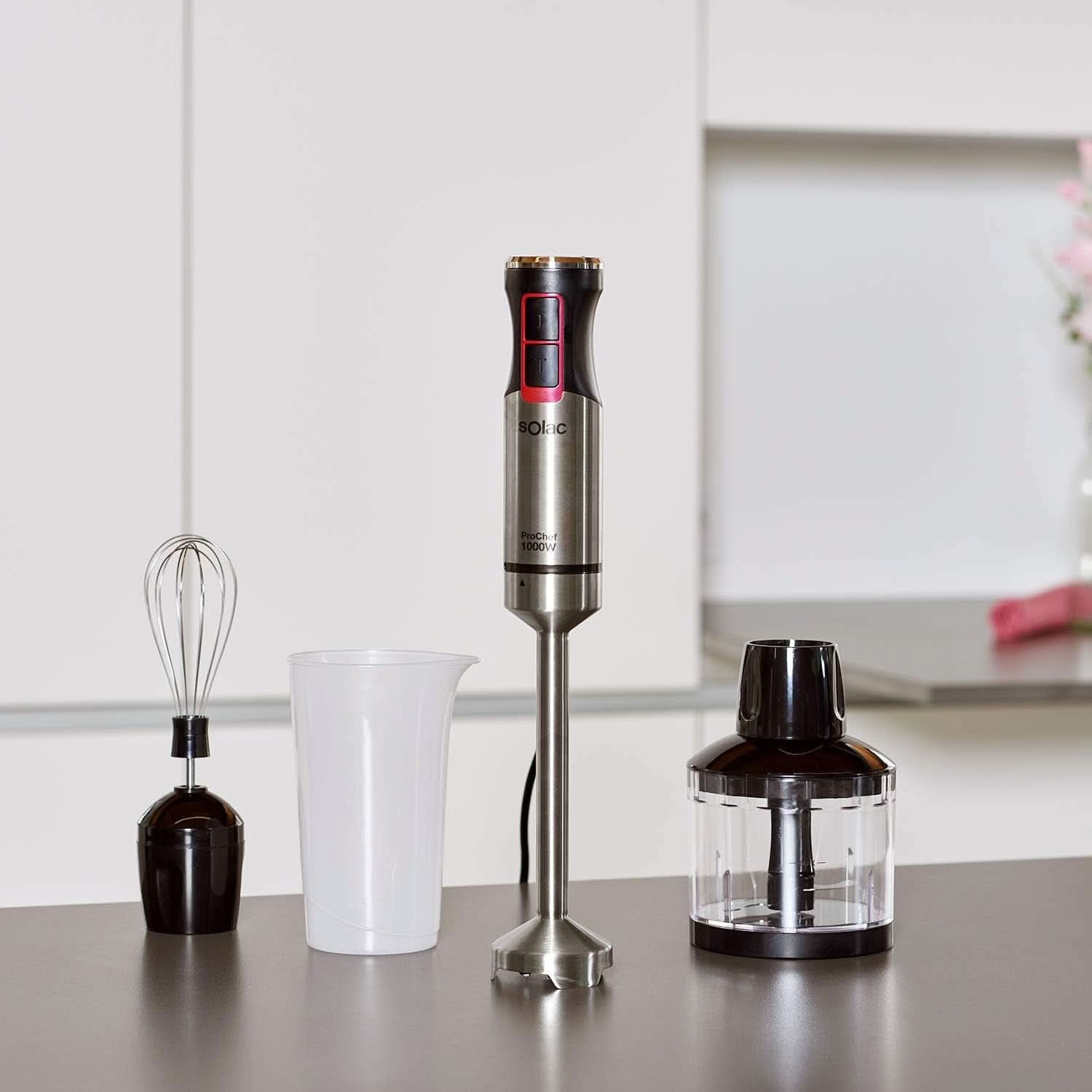 Batteur sur socle Pro Chef 1000, W, Edelstahl Kitchen Naty Shop