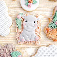 Katy Sue, moulage en silicone Sweet Safari, Naty Shop Kitchen Hipopotam