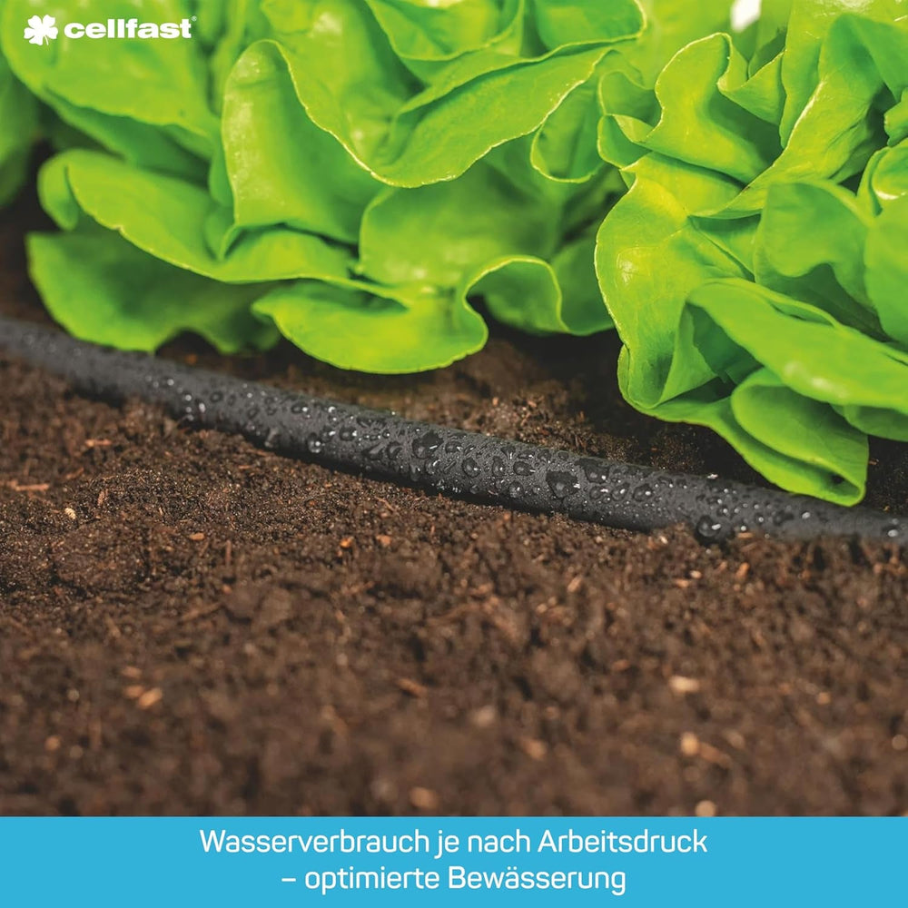 Furtun de irigare prin picurare, furtun de irigare, 1/2" 7,5 m, set furtunuri 3 piese