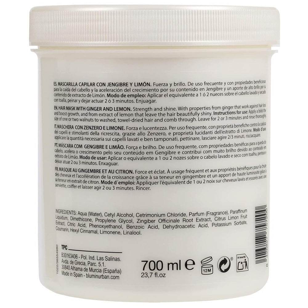 Masque capillaire urbain gingembre et citron, 700 ml Naty Shop masque capillaire