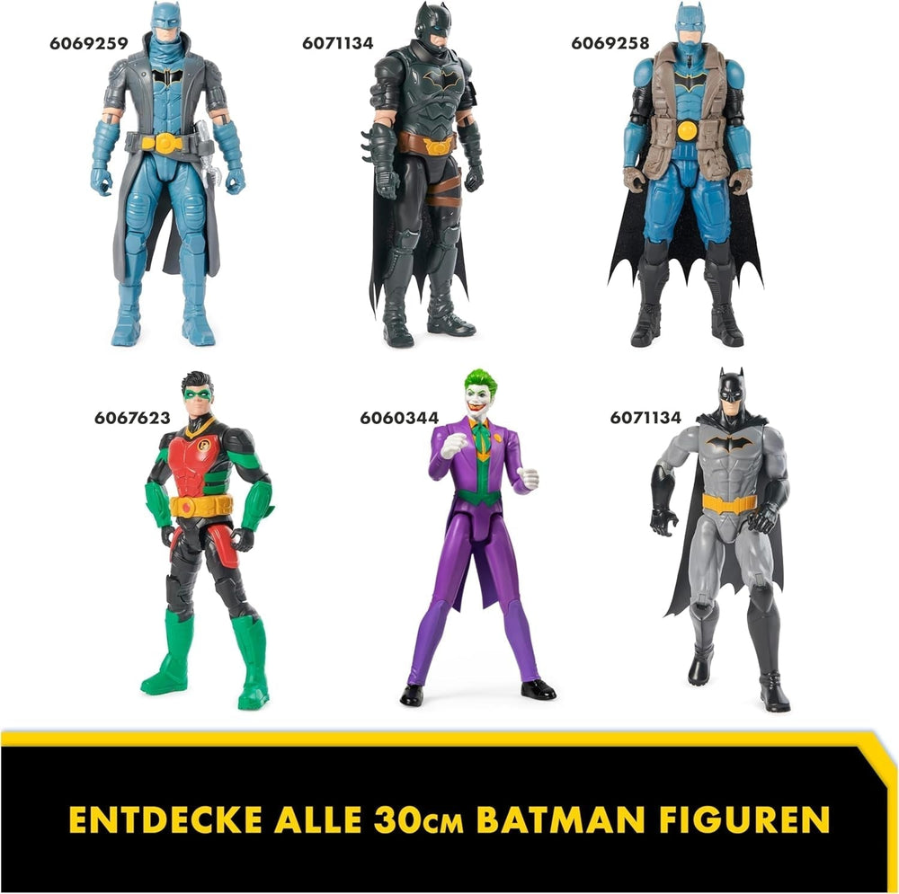 Figurine d'action Batman S1, hauteur 30 cm, entièrement mobile pour des aventures passionnantes et des cascades pleines d'action, jouet pour enfants à partir de 4 ans, figurines d'action au design original de bande dessinée Naty Shop