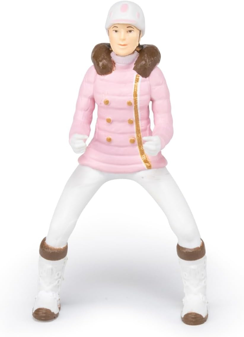 PAPO - Figurine Cheval - Rider Fashion Winter, passion de l'équitation, jouet pour enfants à partir de 3 ans. Figurines Naty Shop